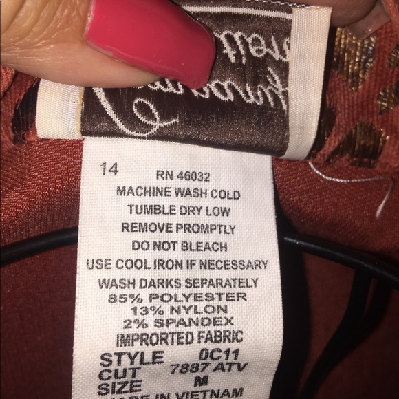 ❤️ Company Collection size medium dressy snap front vest animal print wide … - Picture 4 of 5